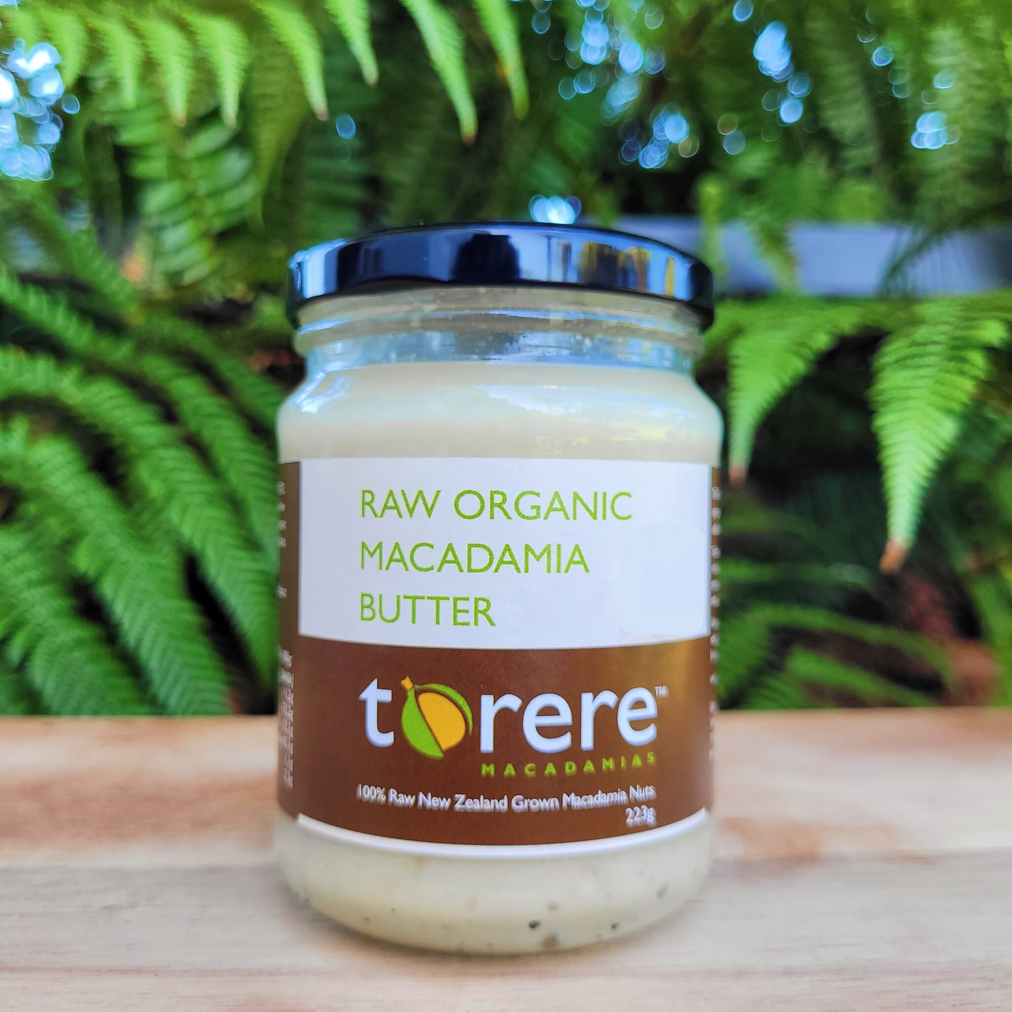 Natural Raw Macadamia Butter (223g in glass jar)
